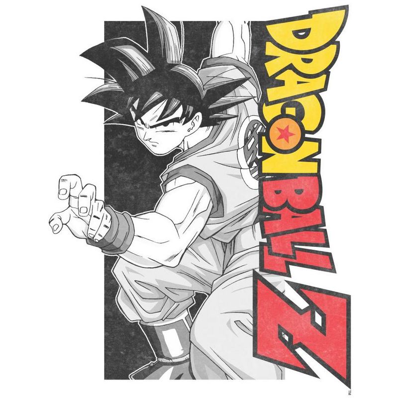 Dragon Ball Z Classic Logo White Graphic Hoodie, 2 of 3