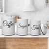 Food Storage Containers ,Kitchen Canisters Set of 3,Vintage Coffee Tea Sugar Container Sets with Airtight Lids, for Kitchen Countertop Decor - 2 of 4