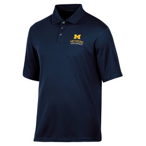NCAA Michigan Wolverines Men's Polo T-Shirt - 1 of 3