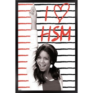 Trends International Disney High School Musical (2006) - I Heart HSM: Gabriella Framed Wall Poster Prints - 1 of 4