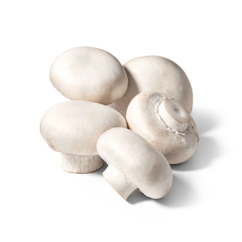 Whole White Mushrooms - 8oz Package, 1 of 4