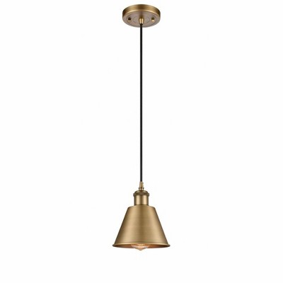 Smithfield - 1 Light Cord Hung Mini Pendant In Industrial Style-7.5 Inches Tall and 7 Inches Wide