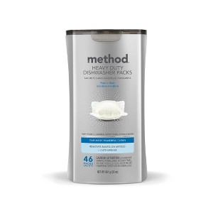 Method Auto Dish Heavy Duty Dishwasher Packs - 30oz/46ct - 1 of 3