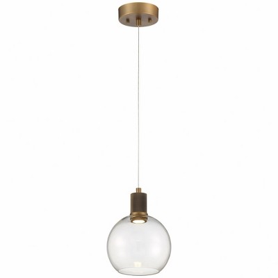 Access Lighting Port Nine 1 - Light Pendant in  Antique Brushed Brass