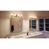 Urban Ambiance Luxury Luxe Industrial Bathroom Vanity Light,  7-1/4" x 30-3/8",  Chrome Finish, UHP2874 - 2 of 4