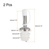 Unique Bargains Bar Supplies Oil Vinegar Dispenser Wine Stainless Steel Bottle Pourers 2 Pcs - 2 of 4