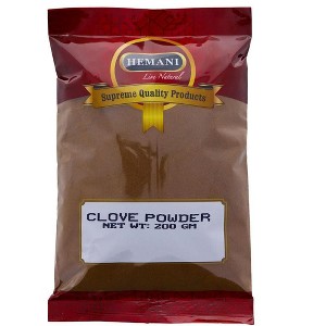 Hemani Clove Powder - 200g (7.1 OZ) - No Color Added - All Natural - Supreme Quality - Gluten Free Ingredients - NON-GMO - Vegan - No Salt or fillers - 1 of 2