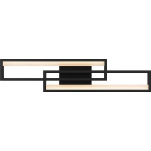 Quoizel Lighting Kocha 1 - Light Vanity in  Earth Black - 1 of 1