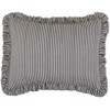 The Lakeside Collection Ticking Stripe Skirted Bedspread Ensemble - Sham 1 Pieces - 2 of 2