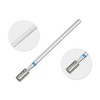 Unique Bargains Emery Nail Drill Bits Set for Acrylic Nails 3/32 Inch Nail Art Tools 44.4mm Length Blue 10Pcs - 3 of 4