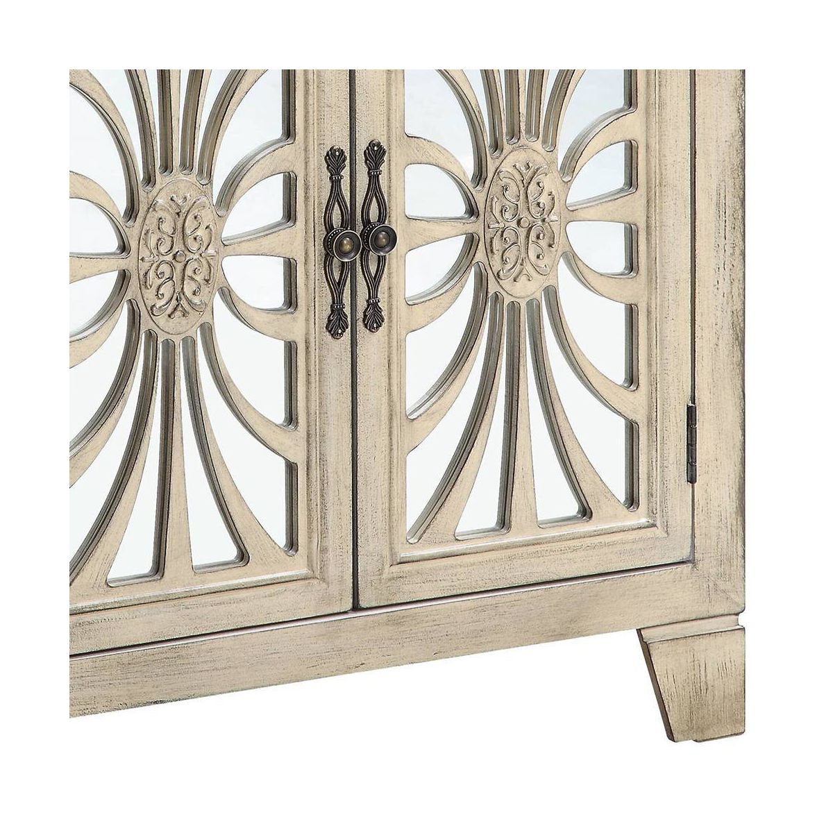 Acme Furniture Nalani Decorative Storage Cabinet Antique White Finish - thumbnail 6
