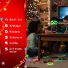 Christmas Glow Sticks 100pcs, 8" Glow in the Dark Holiday Gift Toys, Neon Bracelet & Necklaces Glow Toy Gifts for Kids, Christmas Party & Party Favors - 3 of 4
