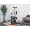Go Pet Club 66" Cat tree Scratcher with Sisal Covered Posts and Dangling Toys F3031 - 2 of 2