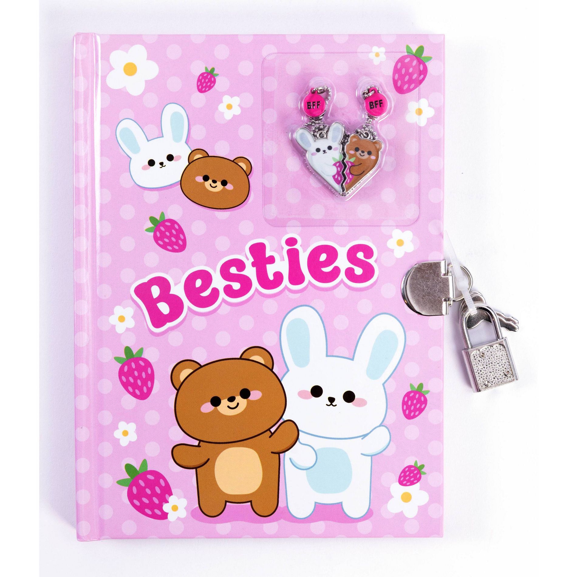 Strawberry Chibi Guided Diary with BFF Necklace - Scholastic Book Fair