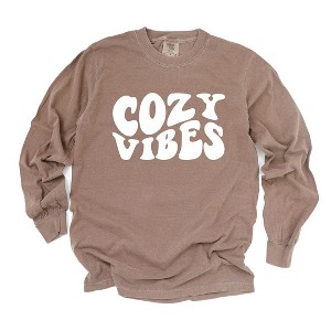 Simply Sage Market Women's Cozy Vibes Long Sleeve Garment Dyed Tee - 1 of 4