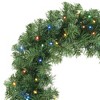 Casafield Artificial Christmas Wreath for Front Door, Window or Mantel, Green Fir Indoor/Outdoor Holiday Décor - 2 of 4