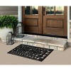 A1HC 100% Rubber Outdoor Doormat, Elegant Scrollwork, 24"x48", All-Weather, Slip-Resistant, Mats for Entryways - 2 of 4