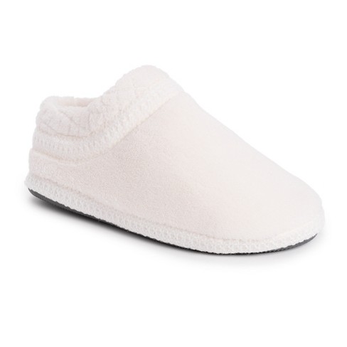 MUK LUKS Women s Rita Full Fit Washable Slipper Daisy White M 7 8