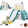 YOOCOZZ 5-in-1 Toddler Slide - Hoop, Climber, Telescope, Storage (1-3 Years) - Yellow - 3 of 4
