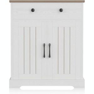 Sideboard Buffet Cabinet with Storage, Storage Cabinet with Door & Adjustable Shelf, Modern Accent Coffee Bar Console Table - 1 of 4