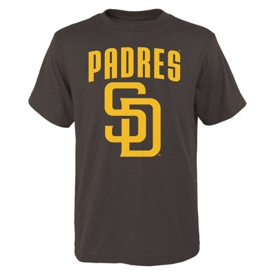 MLB San Diego Padres Boys' Oversized Graphic Core T-Shirt - XS
