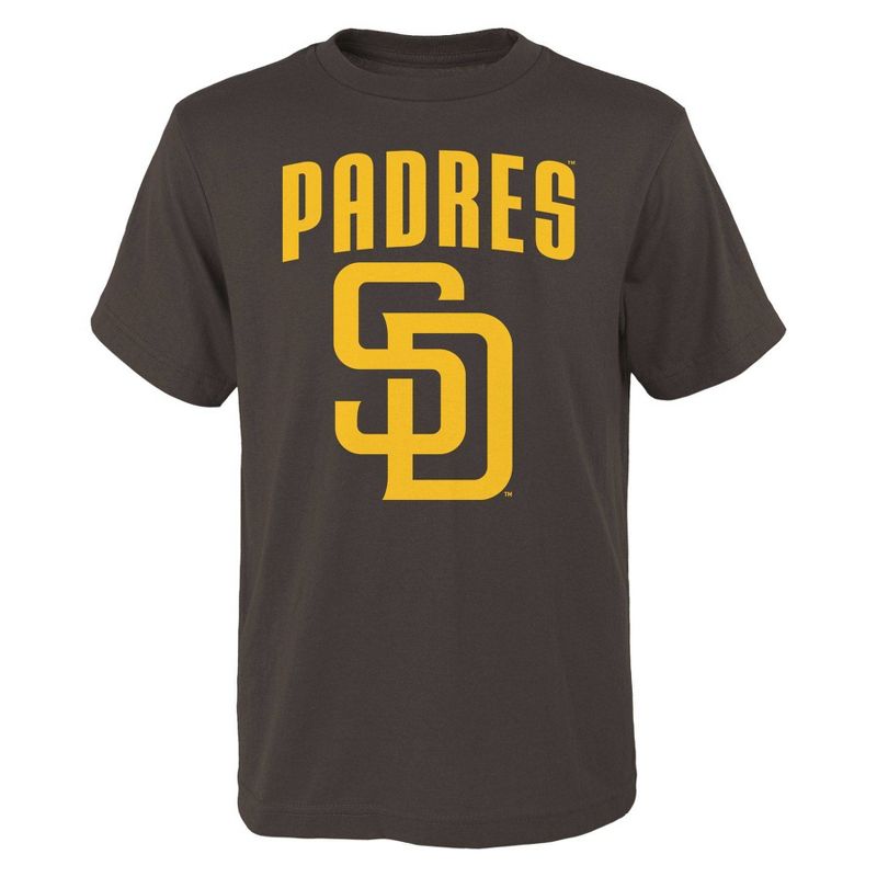 MLB San Diego Padres Boys&#39; Oversized Graphic Core T-Shirt, 1 of 2