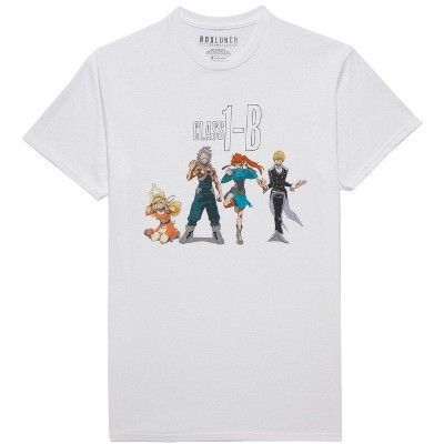 My Hero Academia Mens' Class 1-B Anime Merch Adult Short Sleeve T Shirt