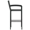 vidaXL Bar Stools 2 pcs Black Poly Rattan - 4 of 4