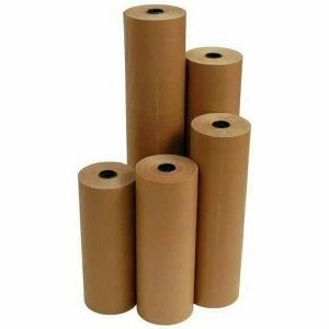 supplyhut 15" 40 # 900' Brown Kraft Paper Roll Shipping Wrapping Cushioning Void Fill - 1 of 1