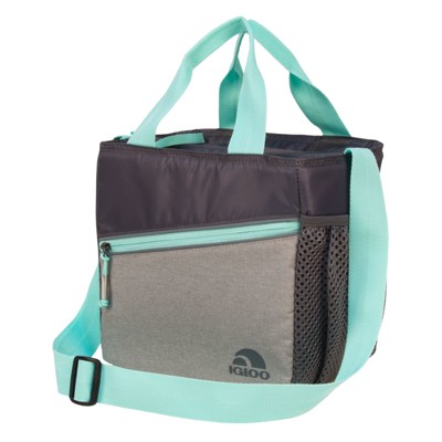 Igloo 9 Can Balance Mini City Cooler Lunch Tote- Gray/Black