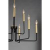 Maxim Lighting Sullivan 9 - Light Chandelier in  Black/Gold - 3 of 4