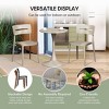 WestinTrends Playa Outdoor Modern Stackable Plastic Patio Dining Chairs (Set of 4) - 4 of 4