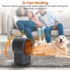 500W Portable Electric Space Heater Mini Desktop Fan Heater Personal Small Space Heater for Christmas gift - 4 of 4