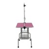 BencmatePet Grooming Tools Foldable Pet Grooming Table for Pet Large Dogs and Cats with Adjustable, Bathing Station, Pink, 44"*23.6"*65.5" - 4 of 4