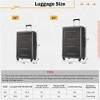 BEAFUP 2-Piece Luggage Set with Expandable Spinner Wheels ABS Lightweight Suitcase with TSA Lock - 20", 24" for Travel - 4 of 4