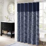 Paisley Jacquard Polyester Shower Curtain