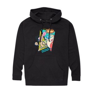 Men's - Ren & Stimpy - Ren and Stimpy Retro Nickelodeon Logo Graphic Fleece Pullover Hoodie - 1 of 4