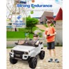 Coucheta 24V 2-Seater Licensed Toyota Ride-On w/ Parent Remote, 4.4MPH, 4x550W Motors, Lockable Doors, Spring Suspension, Adjustable Seat, MP3&Lights - 3 of 4