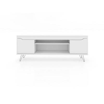 Baxter TV Stand for TVs up to 60" White - Manhattan Comfort