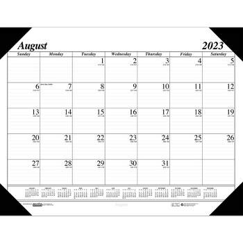 House of Doolittle® Monthly Academic Calendar Economy Desk Pad, 17 Months (Aug-Dec), 22" x 17"