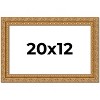 PosterPalooza | Contemporary Gold Picture Frame - UV Acrylic, Backing Board, Hanging Hardware Included - 2 of 4