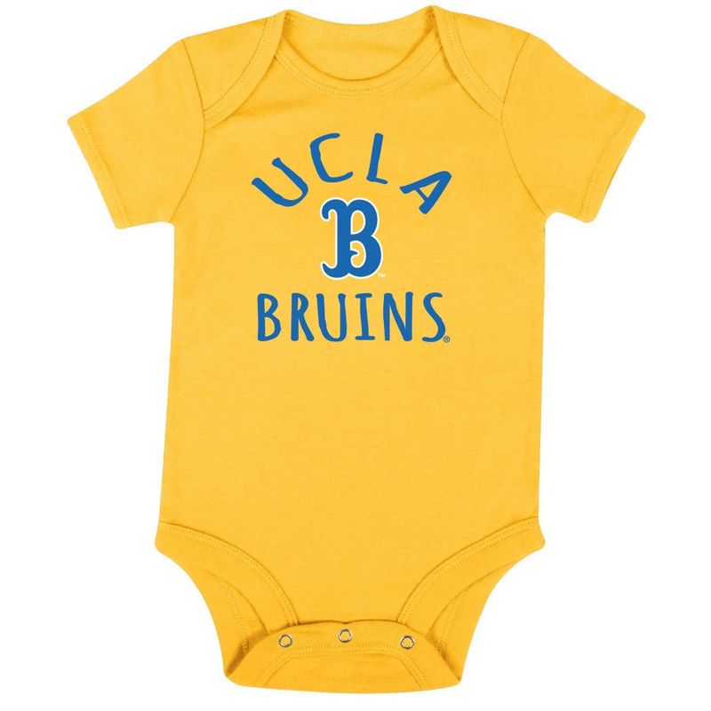 NCAA UCLA Bruins Infant Boys&#39; 3pk Bodysuit, 3 of 5