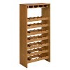 Vynxaria Oak 7-Tier Wine Rack, Elegant Storage Solution, Natural Finish - 2 of 4