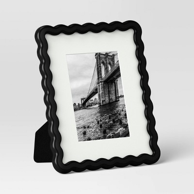 8"x10" Wavy Shape Picture Table Frame Black - Room Essentials™