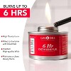 GasOne 6+ Hour Chafing Fuel - Food Warmer for Chafing Dish Buffet Set - Liquid Safe Fuel With Wick & Lid Opener (Pack of 12) - 4 of 4