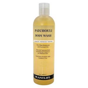 Plantlife Patchouli Body Wash – GMO & Gluten-Free, Gentle & Moisturizing, Natural Ingredients, Made in the USA, 14 oz - 1 of 4
