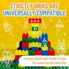 Strictly Briks Big Blocks Set, Large Building Blocks for Ages 3 and Up, Classic Colors, 108 Pieces - 4 of 4
