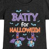 Girls' - Dr. Seuss - Batty For Halloween Thing 1 and Thing 2 Fitted Short Sleeve Graphic T-Shirt - 2 of 4
