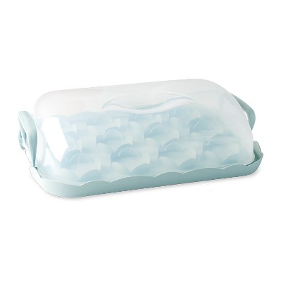 Nordic Ware Cakes and Cupcakes Carrier, Sea Glass