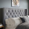 Home Design Gretna Tufted Upholstered Headboard - 3 of 4
